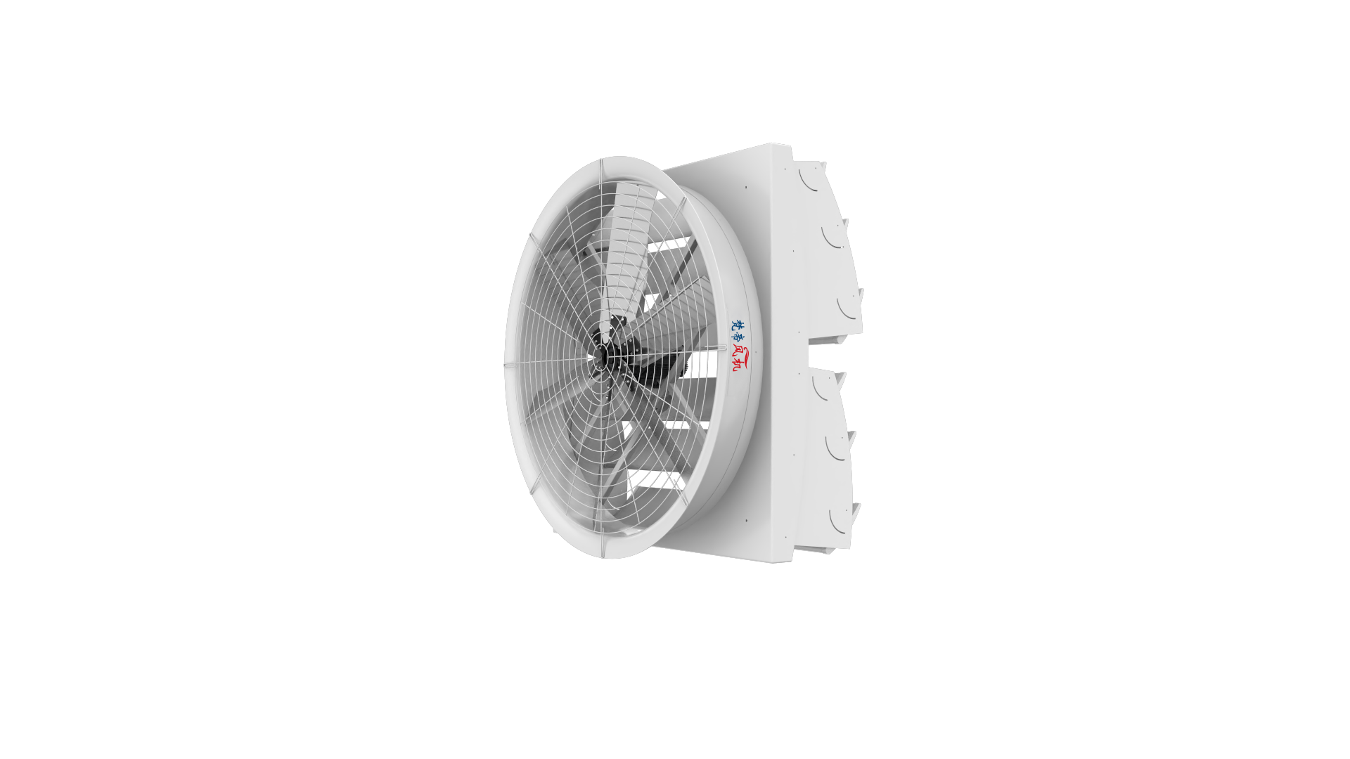 TFP-EC185T-CL guided cyclone circulation fan render