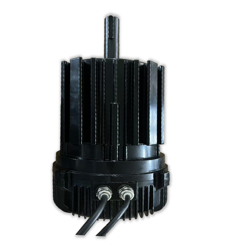 Permanent magnet synchronous motor render for farm ventilation equipment