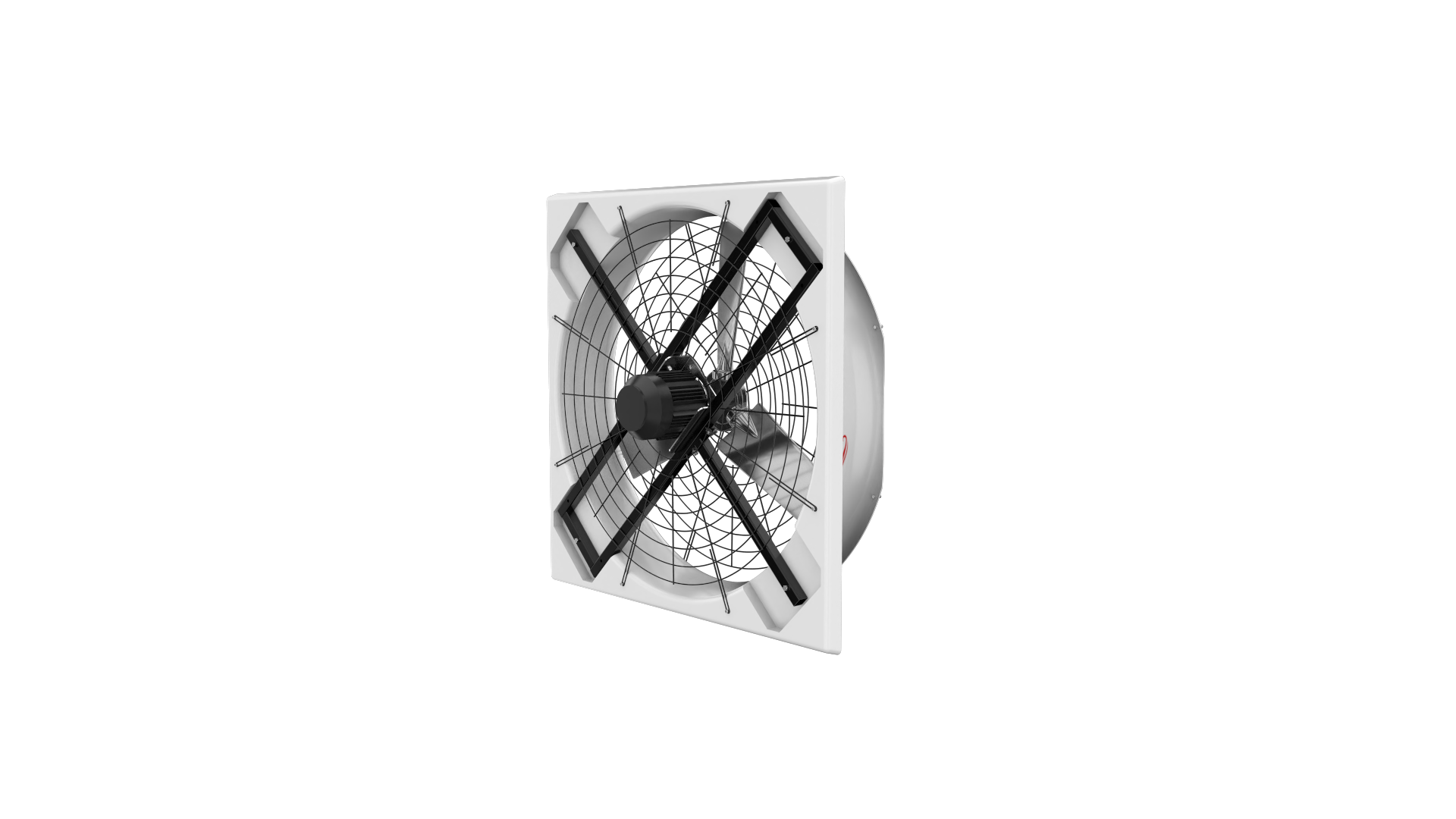 TFP-EC127T-PP direct-drive positive pressure fan render